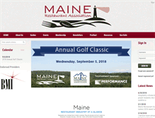 Tablet Screenshot of mainerestaurant.com